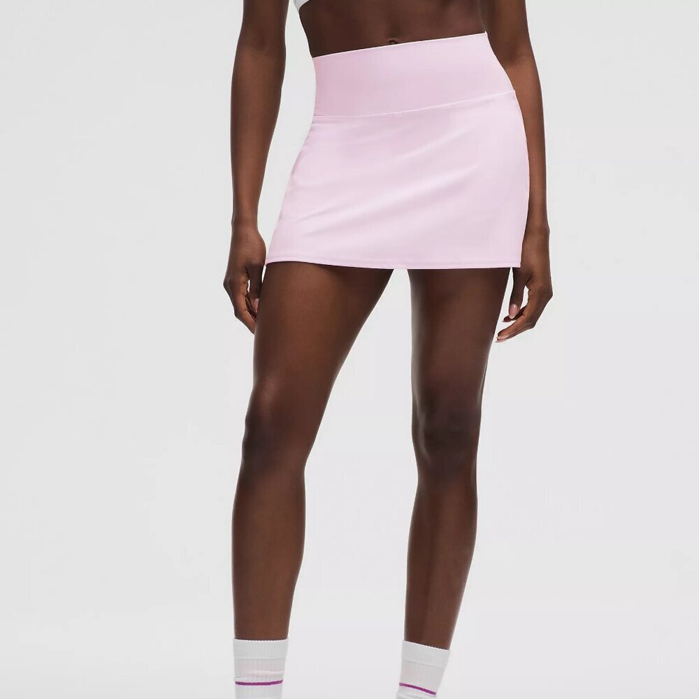 Align High-Rise Skirt 13" - Pink Organza - Picture 1 of 3